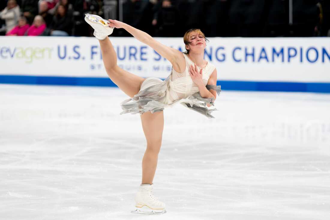 Alysa Liu competes in the women's short program during the 2026 U.S Figure Skating Championships.