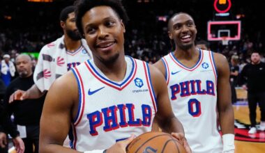 Former Raptors star Kyle Lowry lauded in Toronto as 76ers win