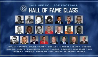 NFF Announces All-Star 2026 College Football Hall of Fame Class