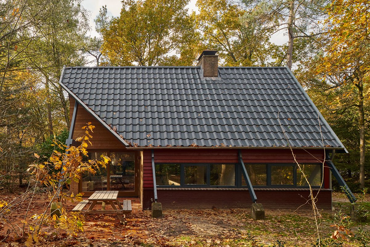A Dutch Family’s Renovated A-Frame Cabin Doubles as a “Bat Hotel”
