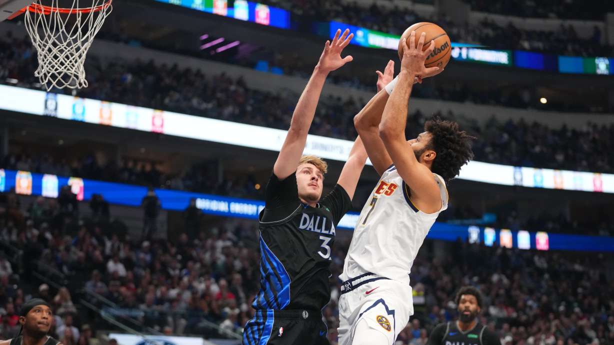 Cooper Flagg sprains an ankle and is ruled out after halftime as Mavs lose to Nuggets