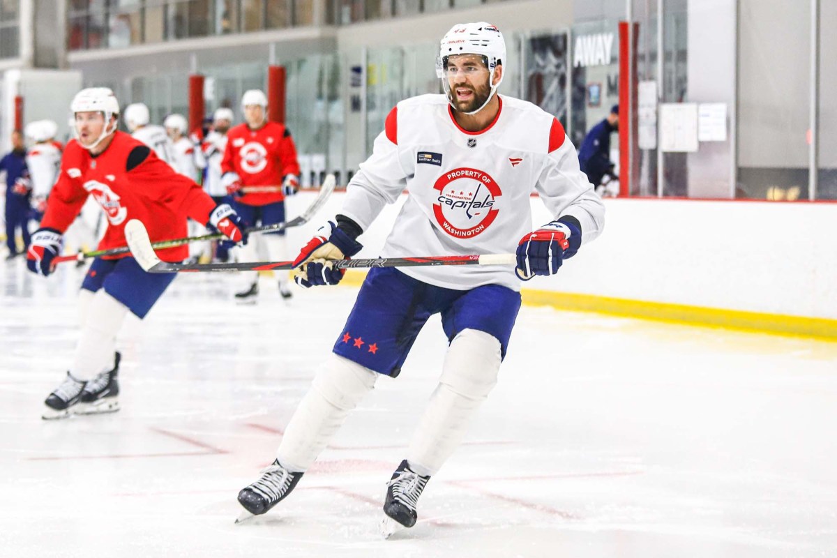 Tom Wilson cleared for contact at Capitals practice, could play tomorrow against Sharks