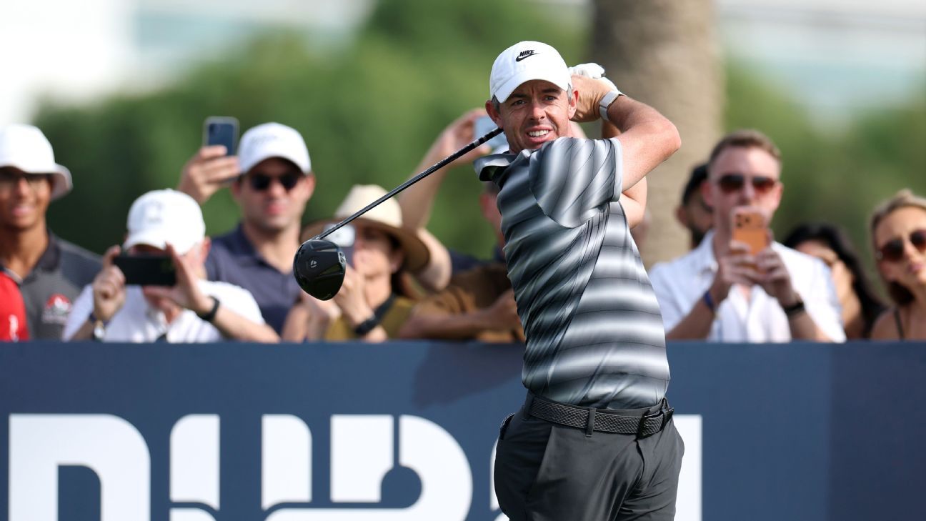Rory McIlroy leads by 1 stroke after Dubai Invitational 1st round
