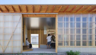 You Enter This Japanese Home Through the Camping Gear Storage Area