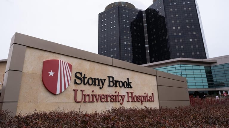 Stony Brook University Hospital Monday, Nov. 22, 2021.