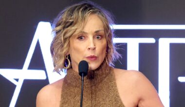 Sharon Stone Uses Acceptance Speech To Call Out Rude ‘Kids’ At The Ceremony: ‘F**k You!’