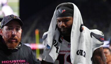 Texans WR Collins ruled out vs. Patriots with concussion