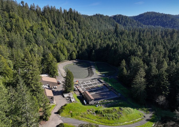 The Russian River Treatment Facility operated by Sonoma Water at the end of Neeley Road near Guerneville on Friday, Jan. 9, 2026. (Christopher Chung/The Press Democrat)