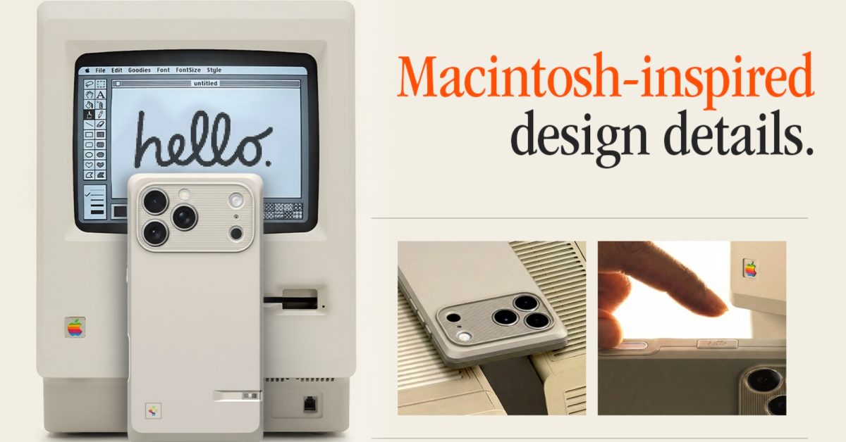 New Macintosh-inspired case wraps your iPhone 17 Pro/Max in vintage Apple vibes