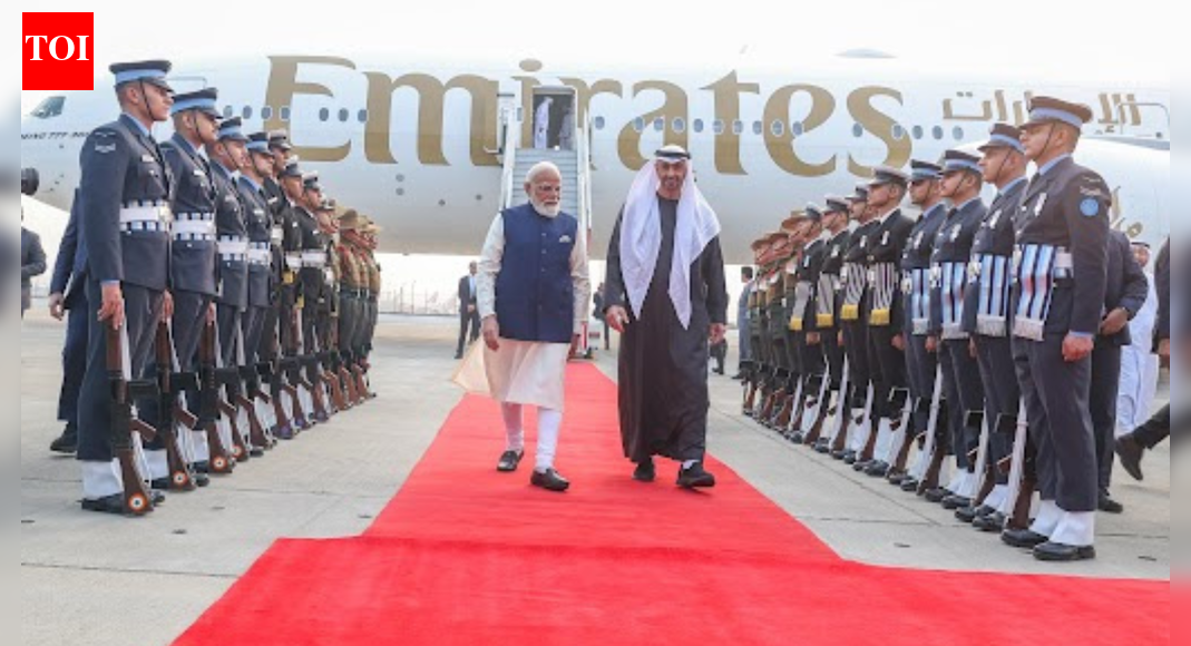 Breaking News Live updates: PM Modi receives UAE prez Nahyan at airport; on short 2-hr trip to India