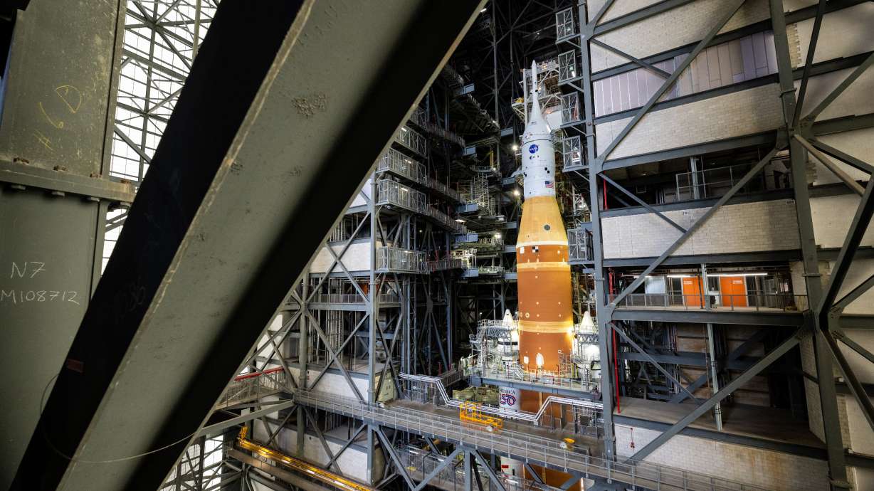 NASA's new moon rocket moves to the pad ahead of astronaut launch as early as February