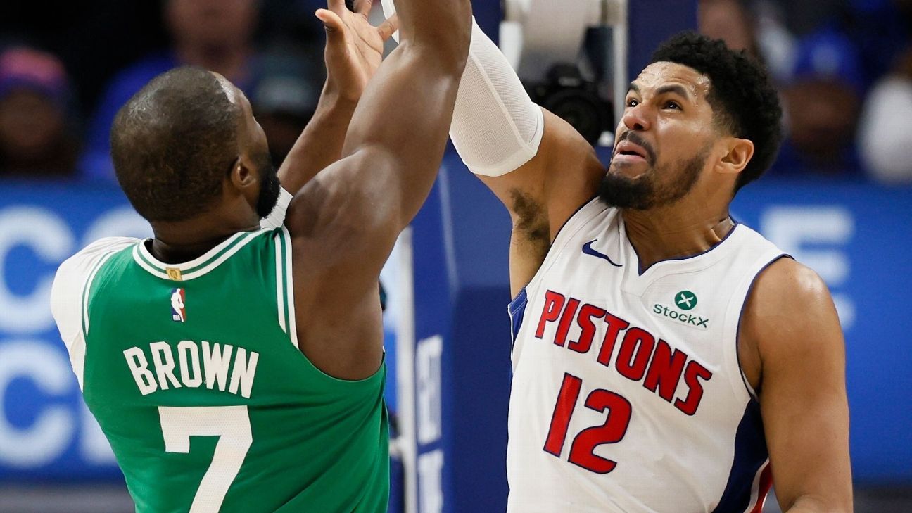 Pistons win by 1 vs. Celtics after Jaylen Brown misses late shot
