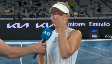 Maddison Inglis wipes away tears after outlasting best friend Kim Birrell in three-hour epic