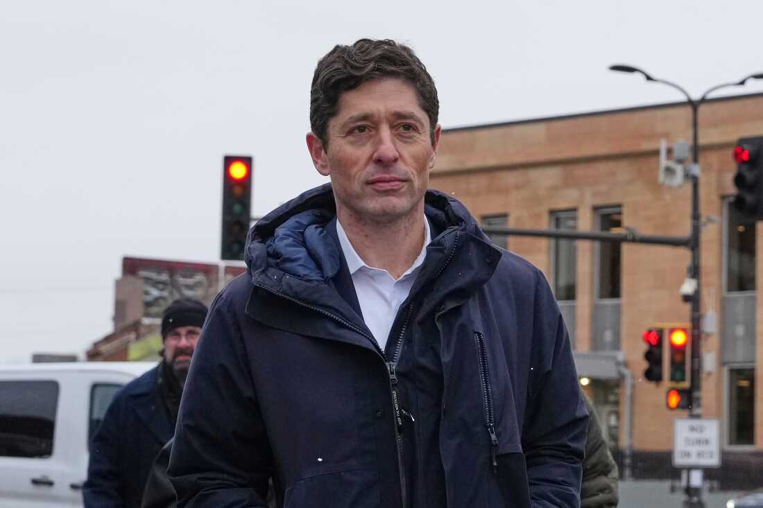 Minneapolis Mayor Jacob Frey is seen Friday, Jan. 16, 2026, in Minneapolis.