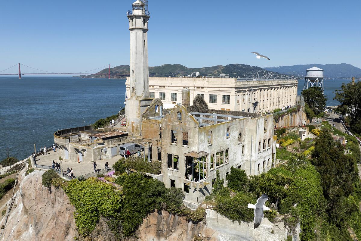 May 2025 photo of Alcatraz Island in San Francisco.
