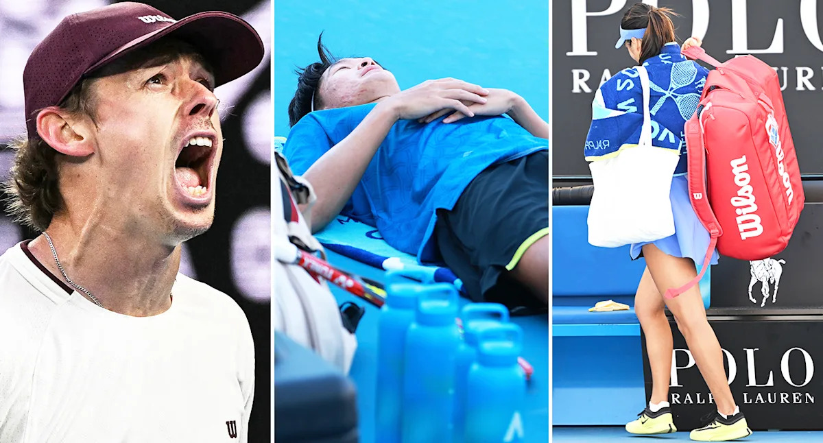 Australian Open 2026: Alex de Minaur survives carnage as grand slam champ exits and another star retires