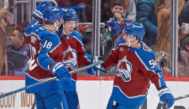 Parker Kelly Jack Drury Gavin Brindley Colorado Avalanche NHL