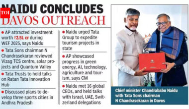 Davos forum helped promote brand AP on global platform: CM | Vijayawada News