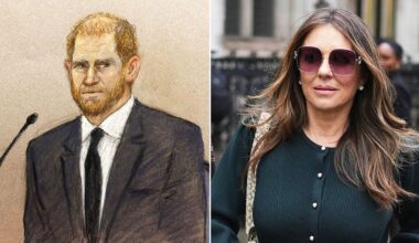 Elizabeth Hurley breaks down in court over alleged phone tapping by UK tabloid