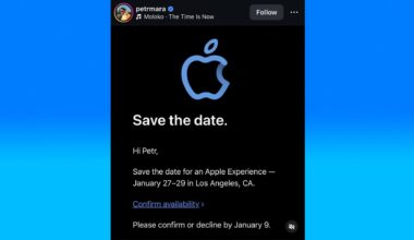 Apple Hosting LA Event for Creators on January 27-29 That Could Coincide With MacBook Pro Announcement