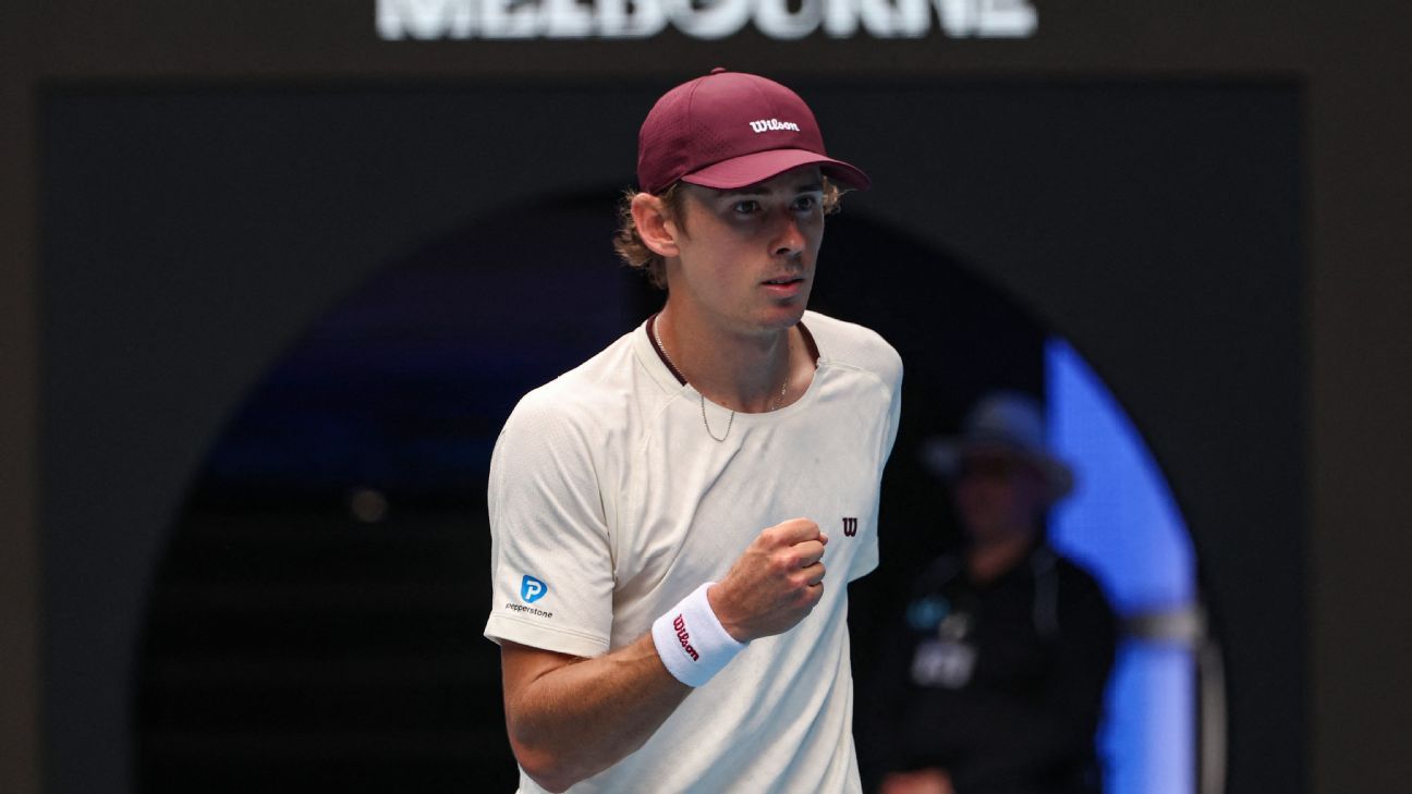 Australian Open Day 6: De Minaur overcomes Tiafoe, extreme heat forces schedule changes