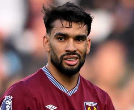 Lucas Paqueta in action for West Ham United