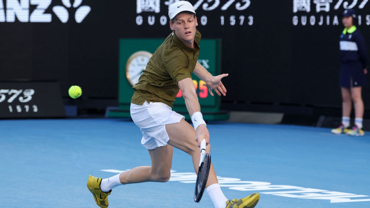 As it happened: Sinner into quarters, heat cancels some of tomorrow's matches