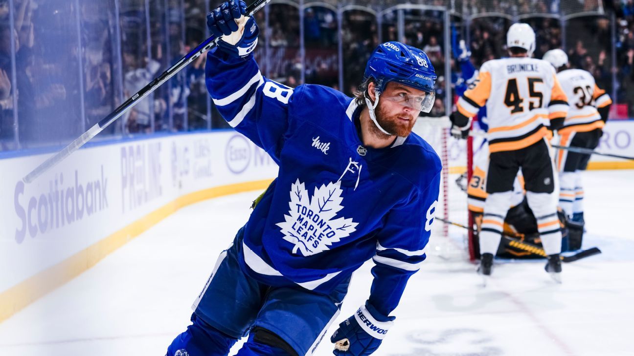 NHL fines Maple Leafs' William Nylander $5K for obscene gesture