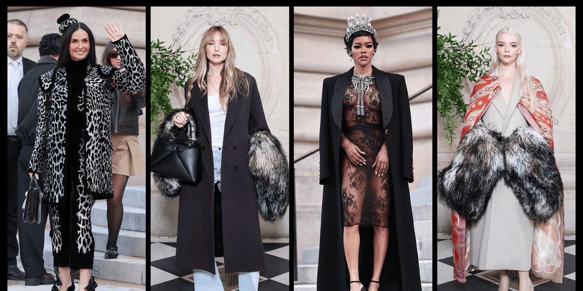 All the Celebrity Looks From Paris Couture Fashion Week—Photos
