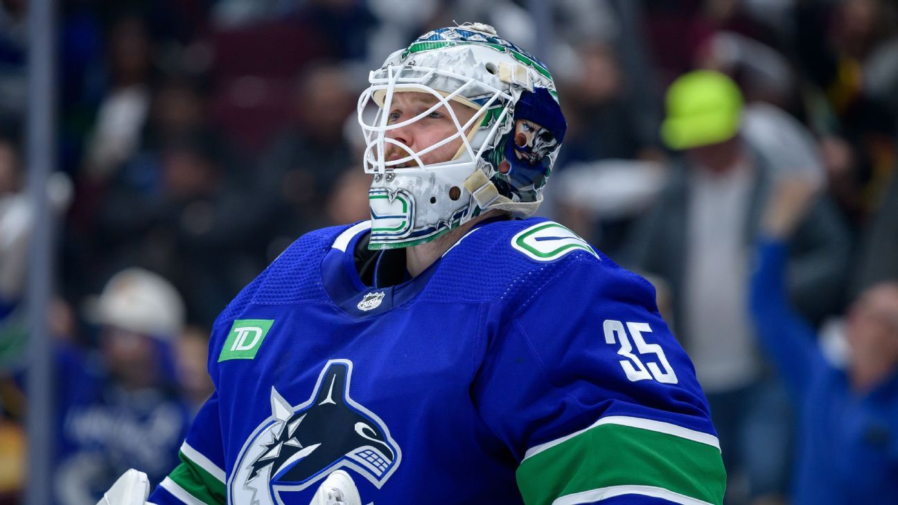 Canucks goalie Thatcher Demko out for rest of season