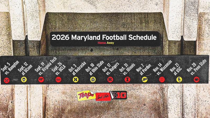 Maryland Football Announces 2026 Schedule