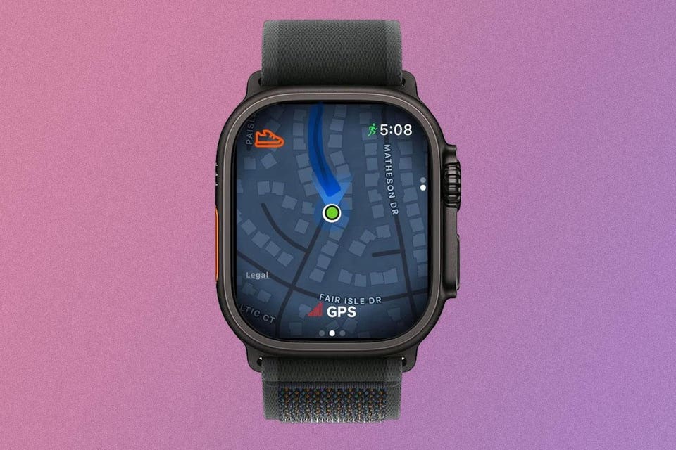 A Strava screenshot on Apple Watch Ultra.