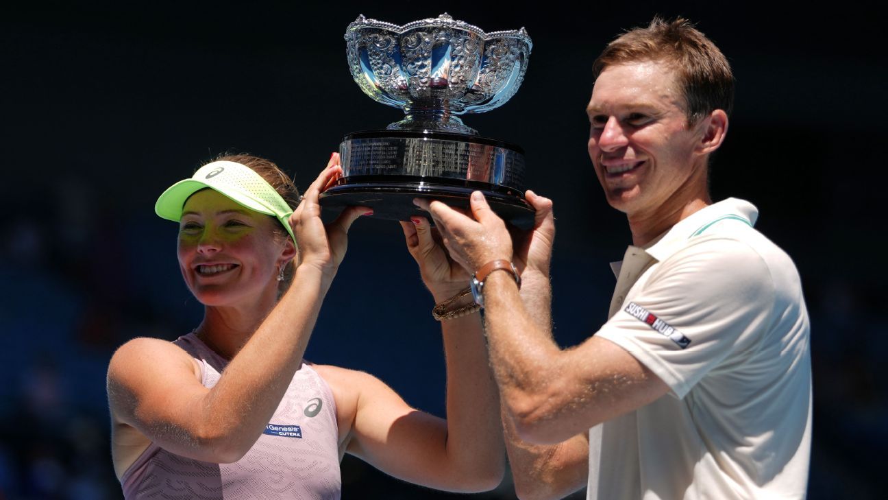 Olivia Gadecki, John Peers repeat in Australian Open mixed doubles