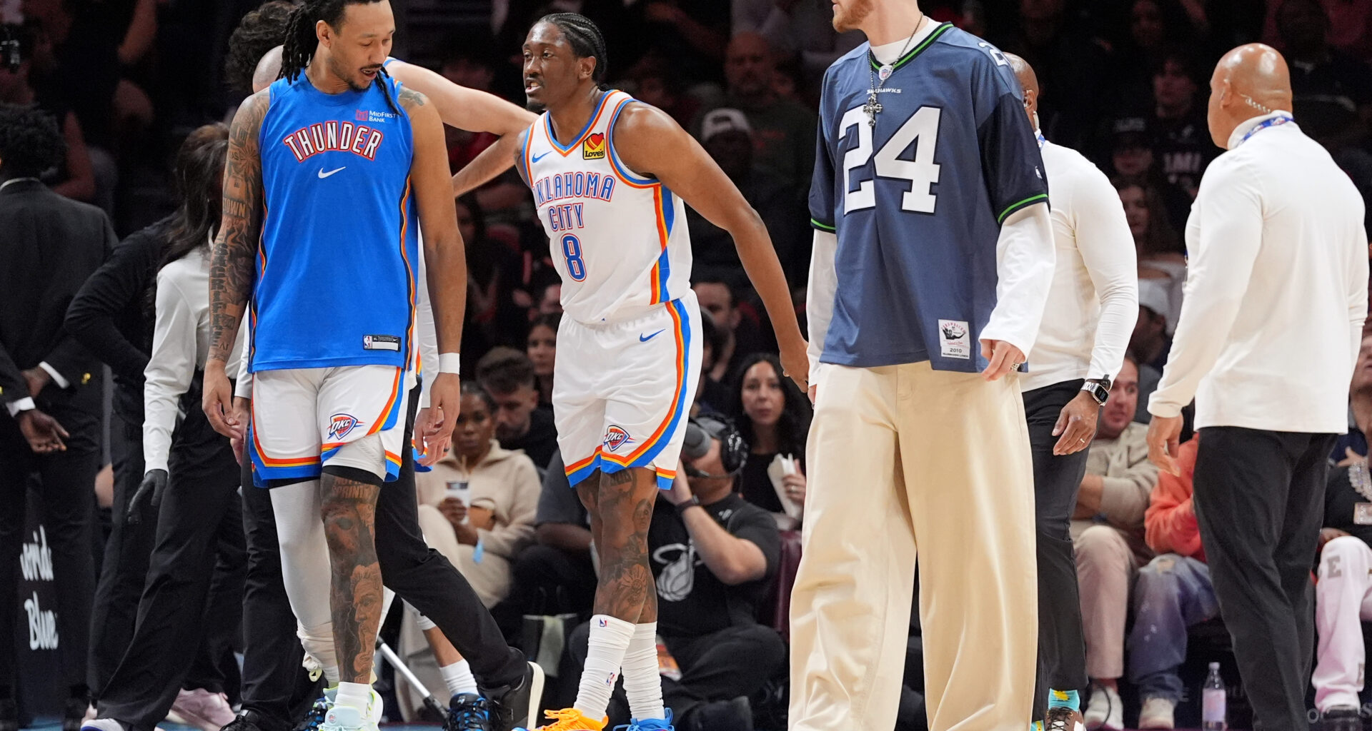 Thunder's Jalen Williams is out with a right hamstring strain