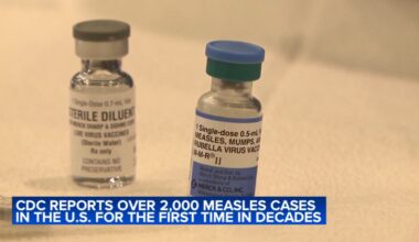 Over 2K measles cases reported in US in 2025 as ongoing outbreaks threaten elimination status