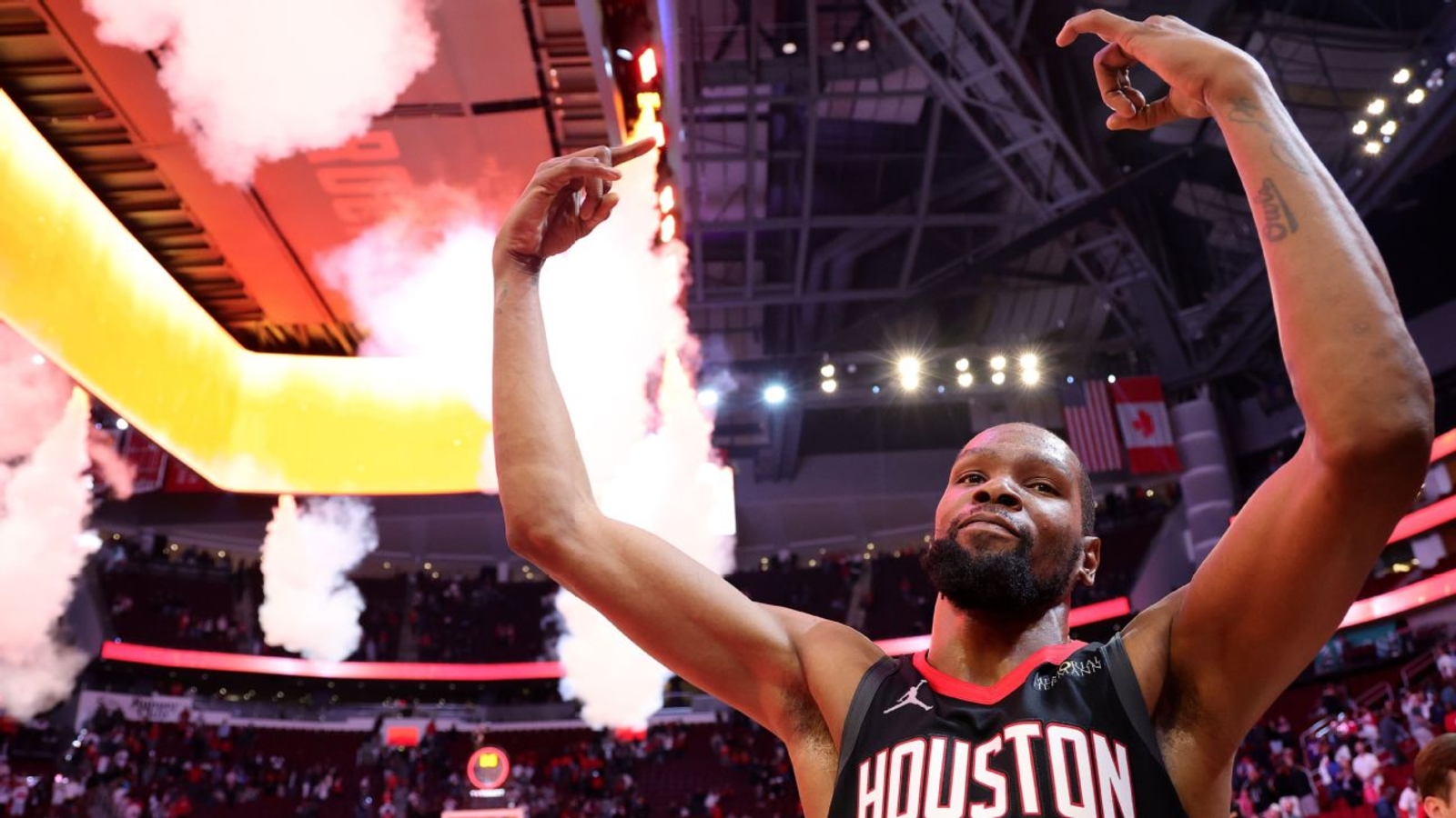 Kevin Durant's go-ahead 3-pointer at final buzzer gives Rockets win over Phoenix Suns at Toyota Center