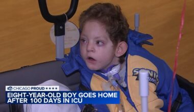 Jacob Veronda, 8-year-old with rare genetic condition Kabuki syndrome, goes home after 100 days at Lurie Children's Hospital ICU