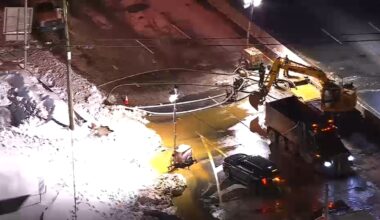Water main break closes Route 1 in Edison, New Jersey in both directions