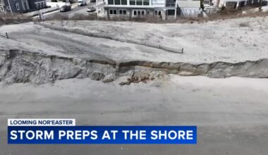 Jersey Shore towns prepare for possible storm impact, beach erosion this weekend
