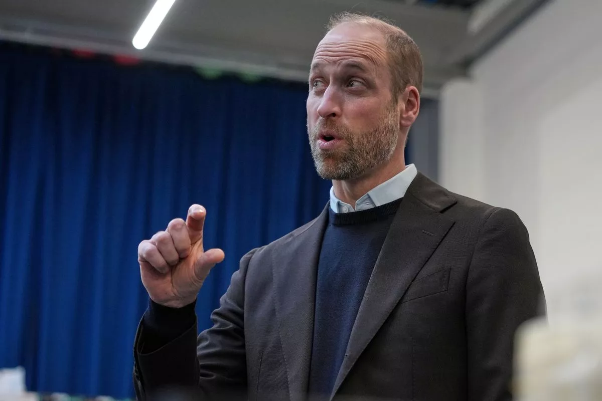 Prince William speaking