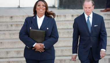 FILE PHOTO: New York Attorney General Letitia James at U.S. District Court for the Eastern District of Virginia