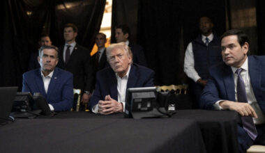 Photos show Trump watching U.S. military operation in Venezuela