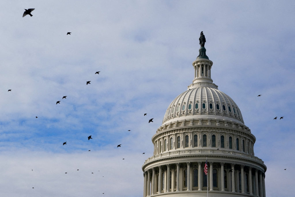 FILE PHOTO: The U.S. Capitol building in Washington