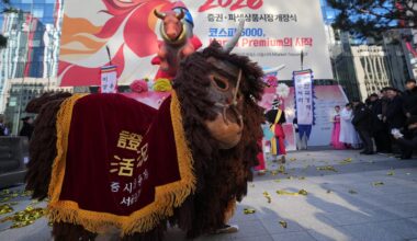 Benchmarks in Britain and South Korea hit records as world shares get an upbeat start to 2026