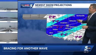 Tracking Oklahoma snow and road conditions amid winter storm