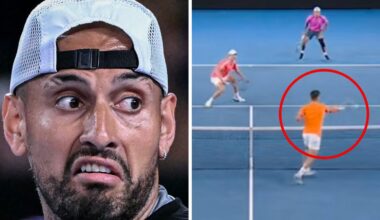 Nick Kyrgios press conference after doubles loss, Thanasi Kokkinakis review for hitting ball on other side of net, shoulder injury, slams technology, reaction, latest news