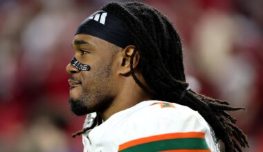 Miami's Mark Fletcher Jr. Throws Punch at Indiana's Tyrique Tucker on Video After CFP Title Game