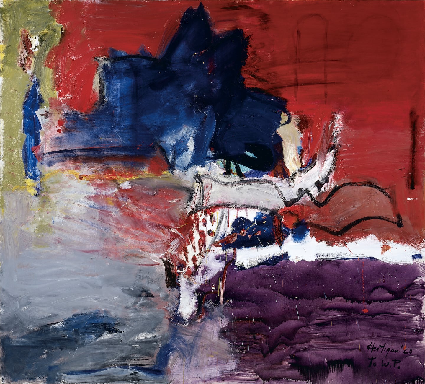 Grace Hartigan, "Dido," 1960.  Collection of The McNay Art Museum. 