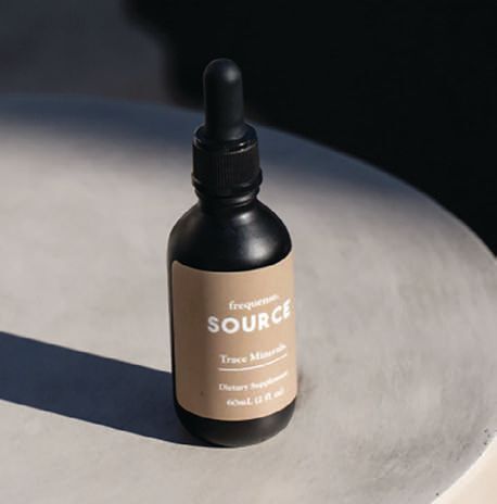6:30 a.m.: Supplementation, Simplified âI start the day with a targeted mineral supplement to restore balance at a cellular level. Wellness, to me, is about choosing the right essentialsâonly what the body truly needs.â frequense.com PHOTO COURTESY OF BRANDS