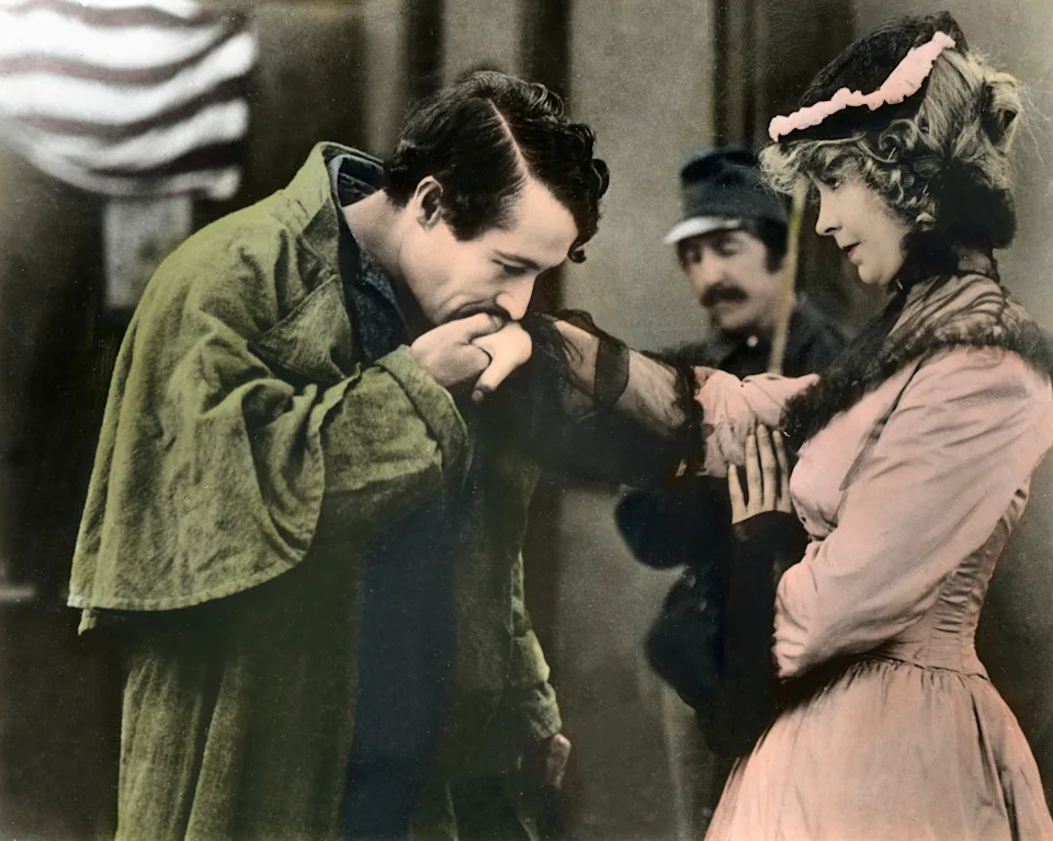 Henry B. Walthall and Lillian Gish